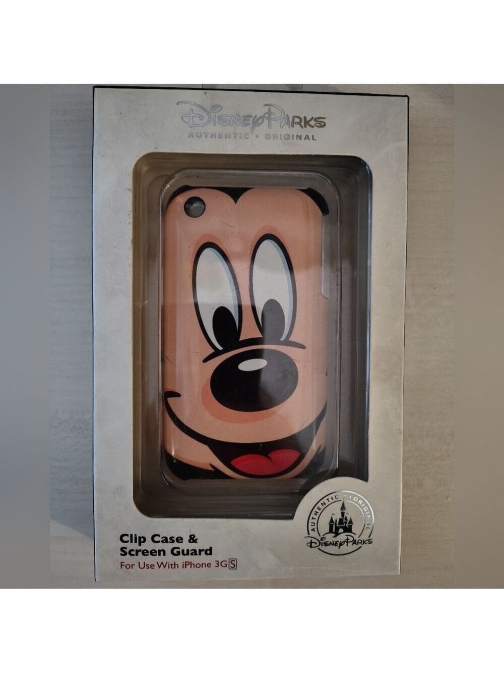 Disney Parks Merchandise Mickey Mouse Clip Case & Screen Guard for I-Phone 3GS